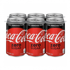Coke Zero Soda - 6pk / 7.5 fl oz Mini-Cans